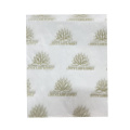 Bio-degradable colored logo printed 17gsm customized gift wrapping white tissue paper
